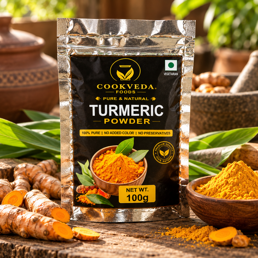 CookVeda Foods Premium Haldi Powder (Turmeric Powder)