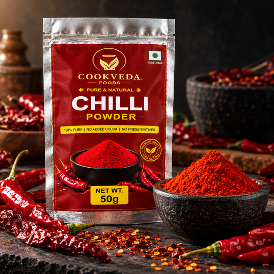 CookVeda Foods Premium Lal Mirch Powder (Red Chilli Powder)